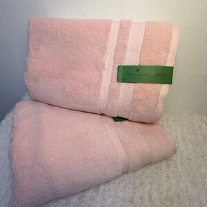 Kate Spade New York‎ Bath Towel Set of 2 pieces 100% Cotton - NWT Size 30" x 56"